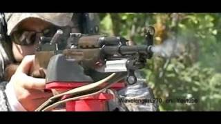 Russian SKS filmed at 600fps slow motion [upl. by Ahsilac]