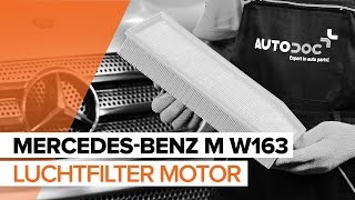 Hoe een luchtfilter motor vervangen op een MERCEDESBENZ M W163 HANDLEIDING [upl. by Giuditta266]