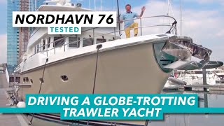 Nordhavn 76 yacht tour and sea trial  Inside a globetrotting motor yacht  Motor Boat amp Yachting [upl. by Beora]