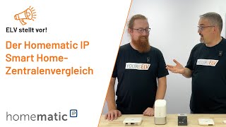 Homematic IP Zentralenvergleich  ELV stellt vor [upl. by Larine]