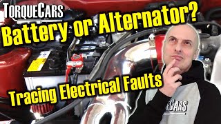 Test a Flat Battery vs Alternator Problem How To Diagnose Car Electrical Problems [upl. by Ahsratal]