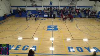 Seneca High School vs North Crawford High School Boys JuniorVarsity Basketball [upl. by Eustatius]