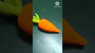 Clay carrot carrot claycarrot artshortsviraltrending [upl. by Apollo]