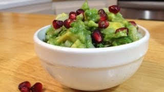 POMEGRANATE GUACAMOLE RECIPE [upl. by Nilam]