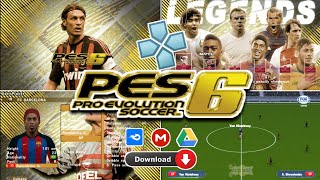 PES 06 PPSSPP PRO EVOLUTION SOCCERREAL FACES GRAPICH HD COMENTARY ENGLISH [upl. by Chaddy]