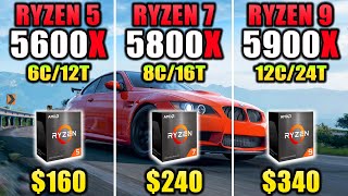 R5 5600X vs R7 5800X vs R9 5900X  How much Performance Difference [upl. by Duahsar]