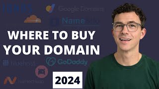 Where to Buy a Domain in 2024 Best Domain Name Registrars 2024 [upl. by Jerroll]