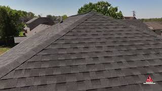 Charcoal Roof Replacement  GAF Timberline HDZ Home [upl. by Aicire]