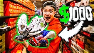 THE 1000 NIKE OUTLET CHALLENGE [upl. by Niliak]