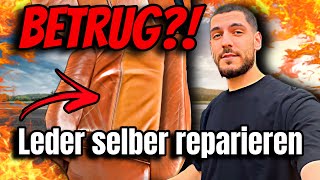 Leder Reparatur SCAM  geht das [upl. by Ahsuoj147]