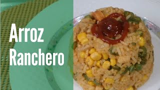 Delicioso ARROZ RANCHERO  Receta arroz ranchero [upl. by Eltsirc]