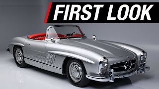 FIRST LOOK  1957 MercedesBenz 300SL Roadster  BARRETTJACKSON [upl. by Jarrell]