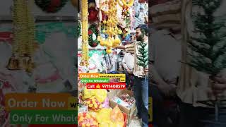 Wholesale Cheapest Christmas Decoration Market in India  Christmas Item Manufacture Sadar Bazar [upl. by Benedicto262]