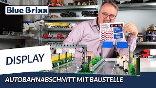 Autobahnabschnitt mit Baustelle von BlueBrixx [upl. by Linad]