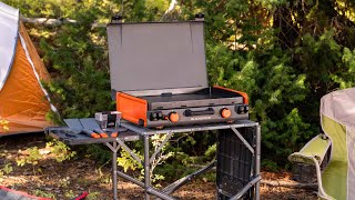 Blackstone 20 inch Griddle 2 burner camp griddle Unboxing and overview [upl. by Ahsinaw898]