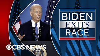 Biden drops out of 2024 presidential race endorses Kamala Harris for nomination  full coverage [upl. by Ayikaz]