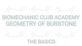 BIOMECHANIC LECTURES  GEOMETRY OF BURSTONE THE BASICS [upl. by Nosro]