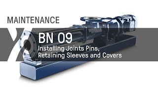 Maintenance BN  09  Installing Joints Pins Retaining Sleeves and Covers [upl. by Granoff]