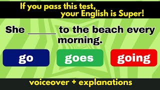 IMPROVE your ENGLISH GRAMMAR 🔥 Take this test 2 Grammar Quiz 20 Questions englishtest grammar [upl. by Marget]