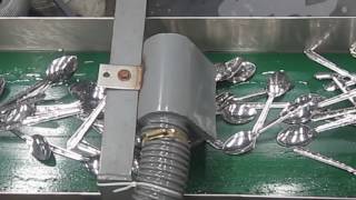 Spoon automatic polishing machine [upl. by Deonne]