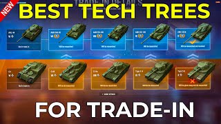 Best Tech Trees in World of Tanks for New Tech Tree TradeIn [upl. by Daveen]