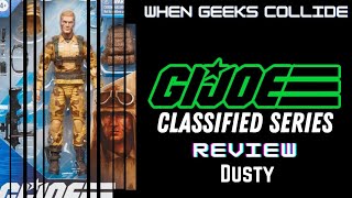 GI JOE CLASSIFIED REVIEW  DUSTY [upl. by Christoforo]