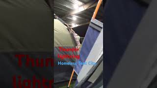 My Life😏Homeless Tent City Arizona monsoon [upl. by Ike879]