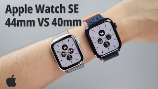 Apple Watch 6 44mm VS SE 40mm Unboxing 4K [upl. by Devlin]