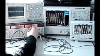 Comparison of WELEC W2014A Tektronix MSO 2014 and Tektronix TDS 5104B Oscilloscope [upl. by Eninaej]