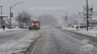 01092024 Dekalb IL  Heavy Snow Near Whiteout Conditions [upl. by Arjun]