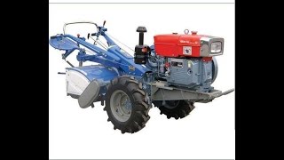 dzik testy uruchomieniowe WALKING TRACTOR POWER TILLER [upl. by Payton]