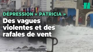 Tempête Patricia  les images des violentes intempéries qui ont frappé lOuest et le Nord [upl. by Attenahs]