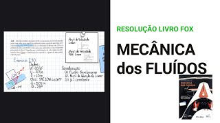 MECÂNICA DOS FLUIDOS  Fluídos Newtonianos  Questão 240 Livro Fox [upl. by Reisinger981]