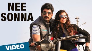 Official Nee Sonna Video Song  Yagavarayinum Naa Kaakka  Aadhi  Nikki Galrani [upl. by Jaquenette]