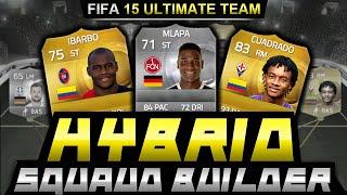 FIFA 15 ULTIMATE TEAM  OVERPOWERED 50K HYBRID SQUAD BUILDER With MLAPA IBARBO amp MORE [upl. by Dlopoel]