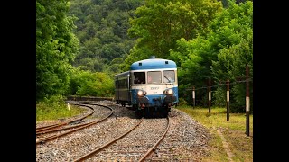 Les trains des Cévennes avec un temps cévenol [upl. by Schild422]