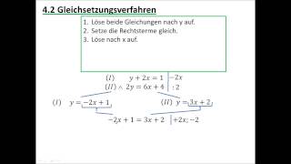 942 Gleichsetzungsverfahren [upl. by Darnall411]