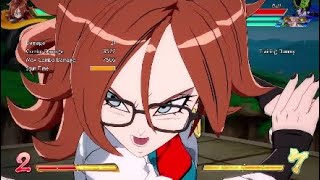 dbfz Android 21 Lab coat stomp loop [upl. by Itch]