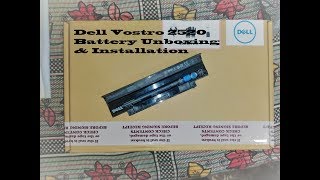 Dell Vostro 2520 Original Battery Unboxing and Installation [upl. by Trefor746]