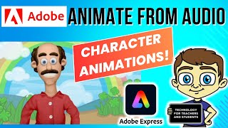 Create FREE Character Animations with Adobe Animate from Audio [upl. by Cogn]