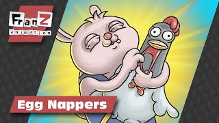 EggNappers  How the Easter bunnies get their eggs 🎬 2D Animation [upl. by Nerac]