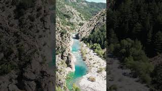 Fishing River Ara in the Spanish Pyrenees  Drone Footage fishing river spain pyrenees outdoors [upl. by Ahteral207]