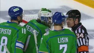 Svedberg looses his temper tackling Bereglazov [upl. by Lashondra]