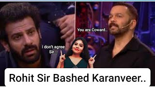 Rohit Shetty Bashed Karanveer Mehra WKV updates karanveermehra weekendkavaar biggboss18 [upl. by Allicserp]