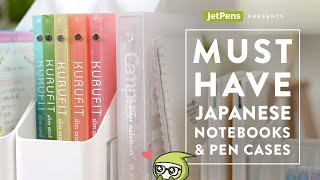 MUSTHAVE Japanese Notebooks amp Pen Cases ✨📒📓 [upl. by Cheria121]