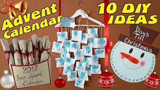 10 DIY Advent Calendar Idea  HOW TO [upl. by Elyr]