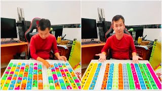 Test Brain To Play Puzzle Sort Ball Color Challenge Happy Fun to paly game Puzzle At Home ♥️ Part16 [upl. by Malone]