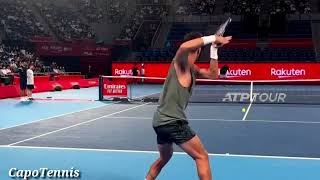 Kokkinakis And Kyrgios Unleashing Powerful Forehands in Tokyo🔥 [upl. by Douty380]