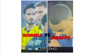 PSG VS DORTMUND  HUMMELS VS MBAPPE  CHAMPIONS LEAGUE [upl. by Alemac]