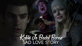 Kabhi Jo Badal Barse Song Mix  Sad Story  Andrew Garfield  Emma Stone  The Amazing SpiderMan 2 [upl. by Acenom]